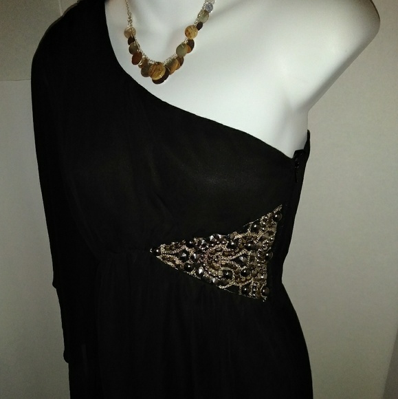 As U Wish chiffon one shoulder dress - Picture 4 of 7